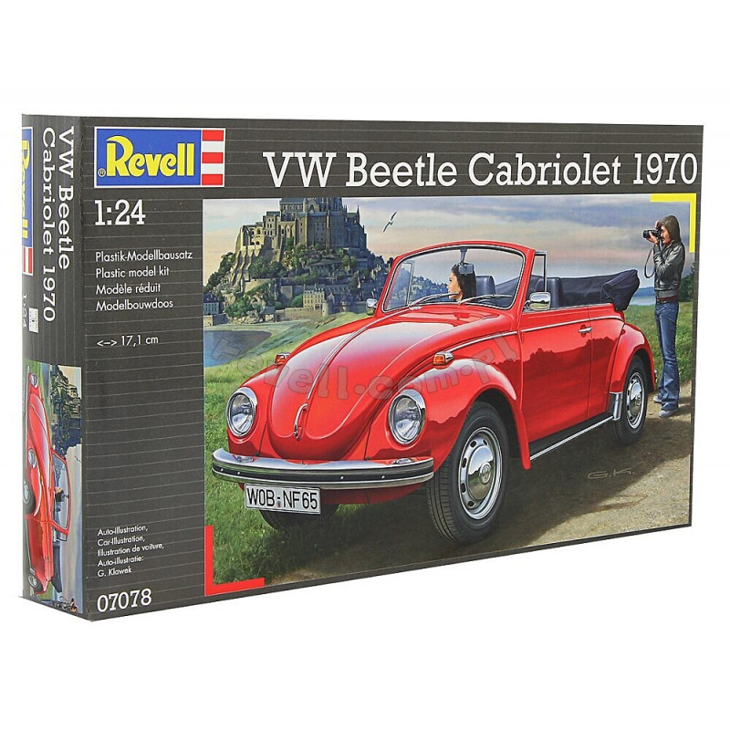 REVELL 1/24 VW BEETLE CABRIO(07078)