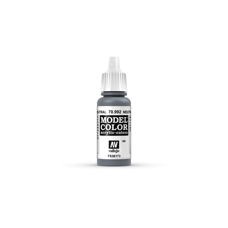 VALLEJO 160 MODEL COLOR NEUTRAL GREY 17  ml (70992)