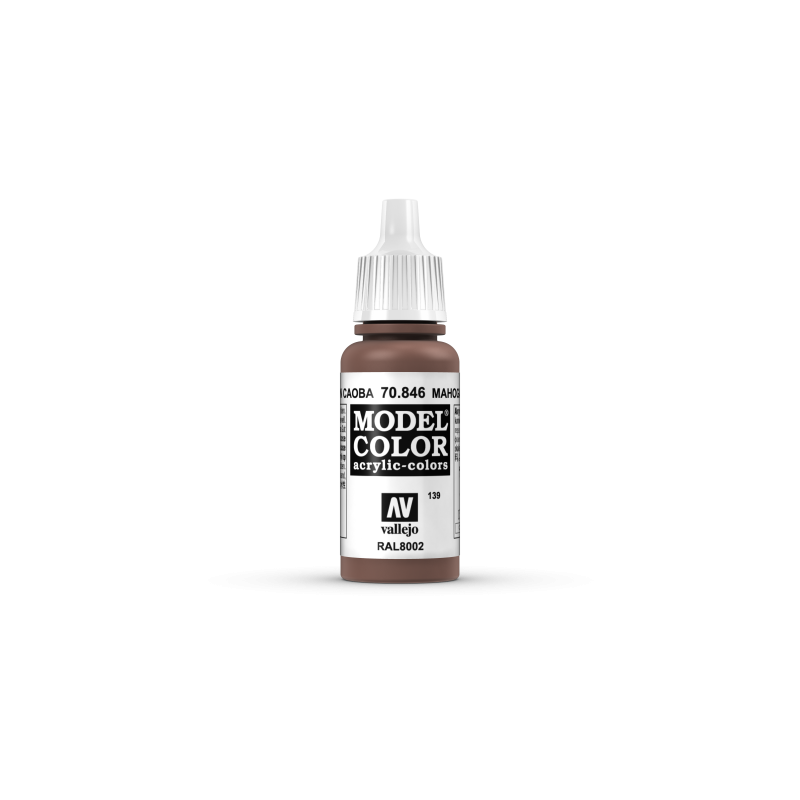 VALLEJO 139 MODEL COLOR MAHOGANY BROWN   17 ml (70846)