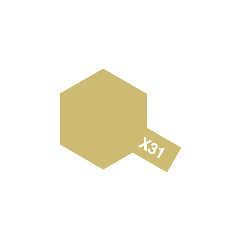 TAMIYA ACRYLIC PAINT X-31 TITANIUM GOLD 10ml (81531)