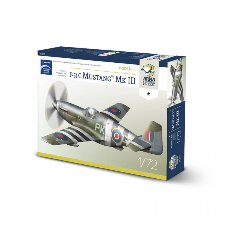 ARMA HOBBY 1/72 MUSTANG MK III P-51 C MODEL KIT (70039)