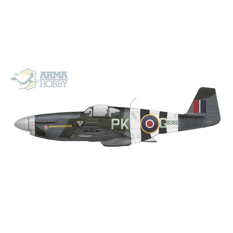 ARMA HOBBY 1/72 MUSTANG MK III P-51 C MODEL KIT (70039)
