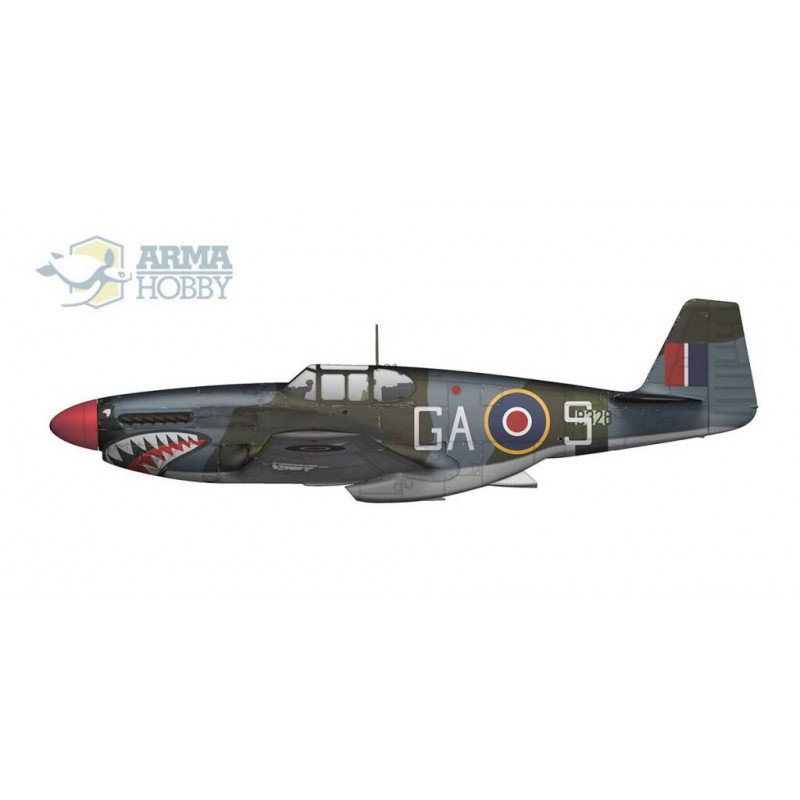 ARMA HOBBY 1/72 MUSTANG MK III P-51 C MODEL KIT (70039)