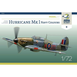 ARMA HOBBY 1/72 HURRICANE Mk I NAVY      COLOURS MODEL KIT (70022)