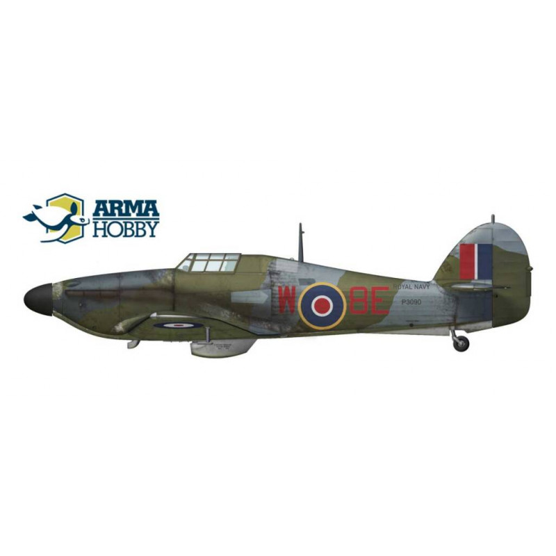 ARMA HOBBY 1/72 HURRICANE Mk I NAVY      COLOURS MODEL KIT (70022)