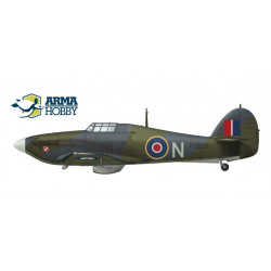 ARMA HOBBY 1/72 HURRICANE Mk I NAVY      COLOURS MODEL KIT (70022)