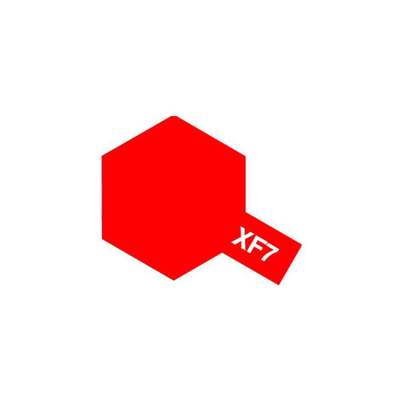 TAMIYA FARBA AKRYLOWA XF- 7 FLAT RED 10ml (81707)