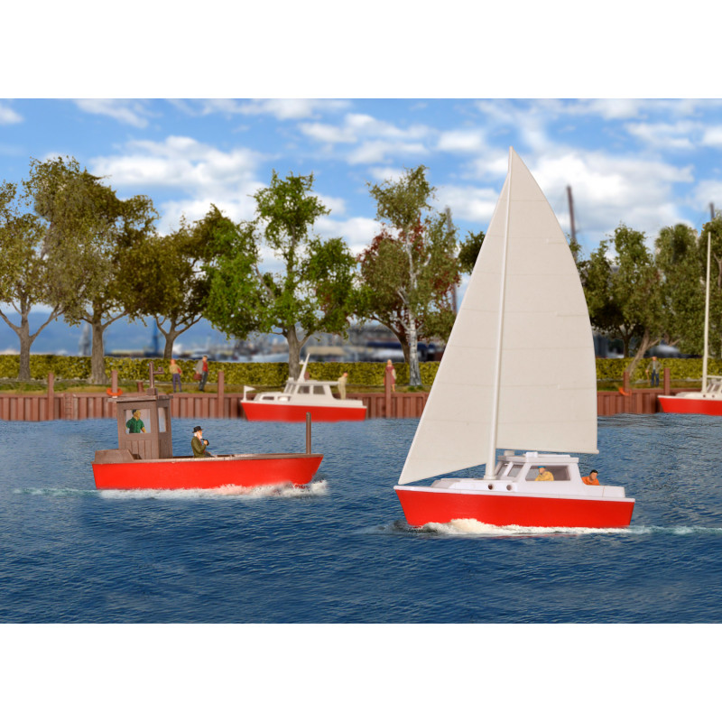 KIBRI 39160 H0 MOTORBOATS, SAILBOATS