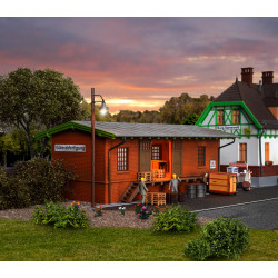 KIBRI 39459 H0 Magazyn kolejowy          Güterschuppen Burg-Spreewald