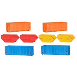 KIBRI 38648 H0 ACCESSORIES - TRASH CONTAINERS