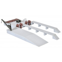 KIBRI 38620 H0 LOADING RAMPS WITH CRANE