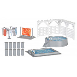 KIBRI 38148 H0 GARDEN ACCESSORIES
