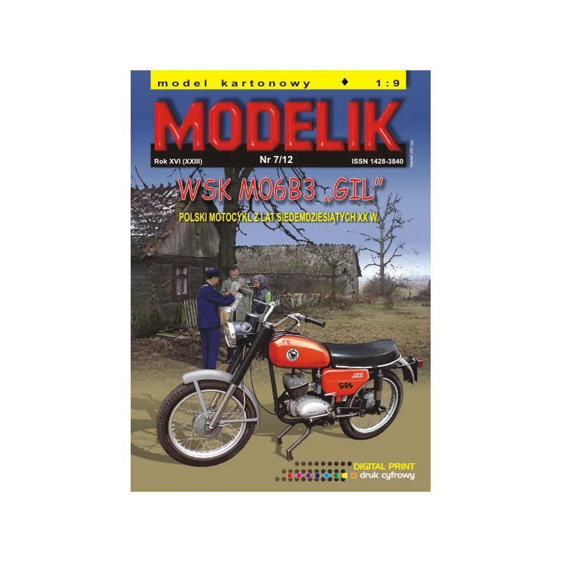 MODELIK MOTOCYKL WSK M06B3 GIL (7/12)