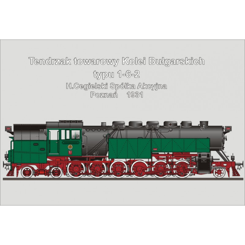 MODELÁŘSKÝ OVLADAČ - TENDRZAK 1931 HCP 1-6-2 BULGAR (4/16)