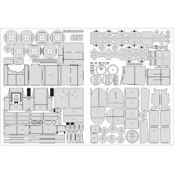 MODELIK PAROWÓZ - TENDRZAK Z 1931 r HCP 1-6-2 BUŁGAR (4/16)