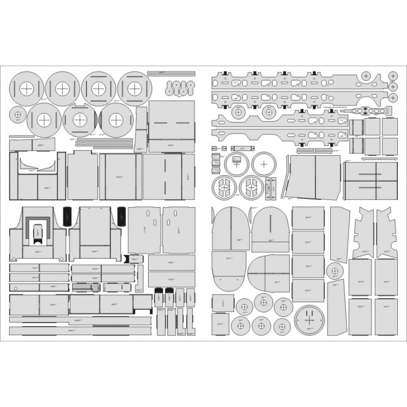 MODELIK PAROWÓZ - TENDRZAK Z 1931 r HCP 1-6-2 BUŁGAR (4/16)