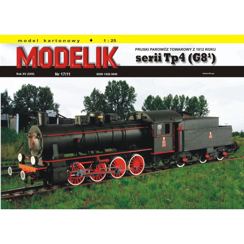 MODELIK T-P4 (G8) SERIES 1912 freight car - (17/11)
