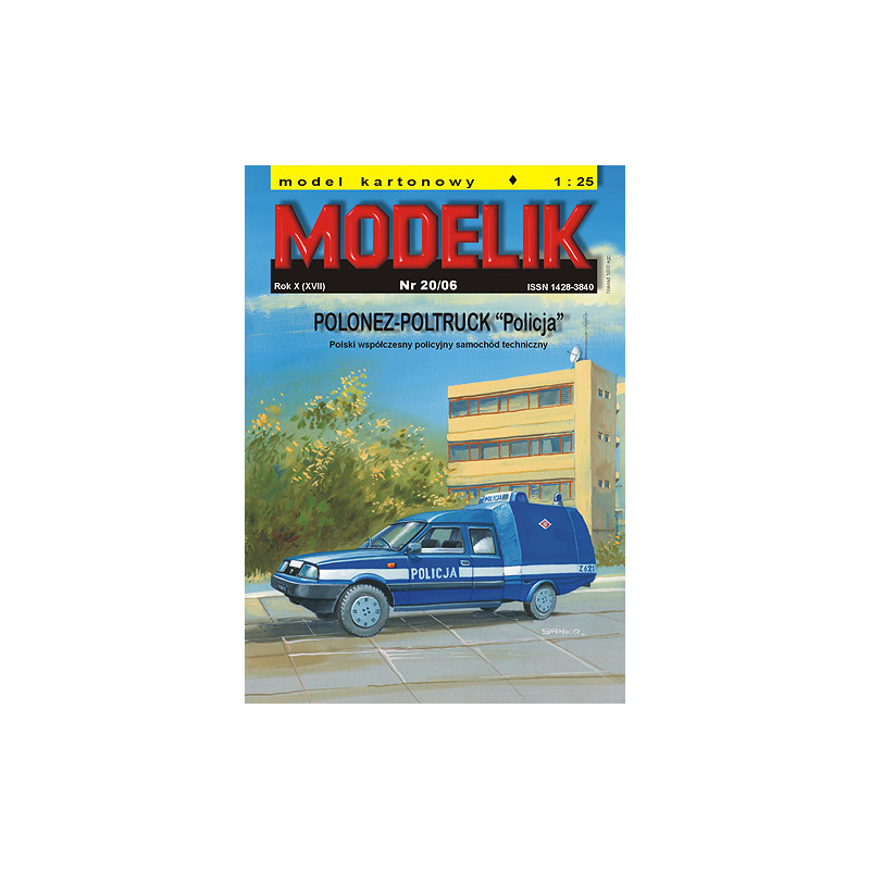 MODELIK CAR POLONEZ - POLTRUCK POLICE (20/06)