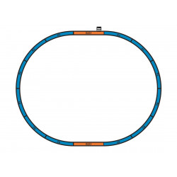 PIKO  97933 ZESTAW z lokomotywą PAROWĄ   PKP / H0