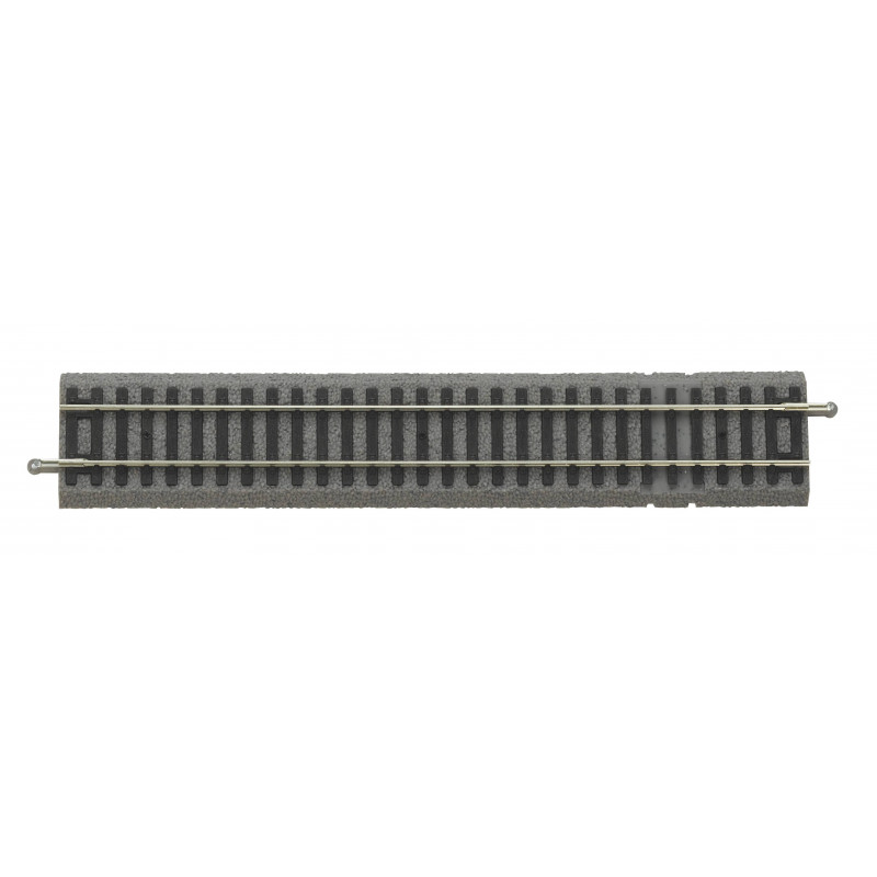 PIKO 55406 RIGHT TRACK G231mm A-GLEIS ON A SURFACE WITH CONNECTING CLIPS BASE ( 1 piece )