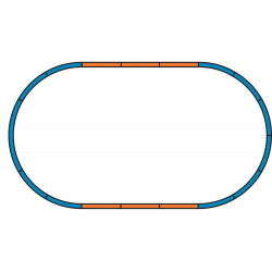 PIKO 57179 TAURUS CD Railjet KIT s IC vozy ep.VI / H0