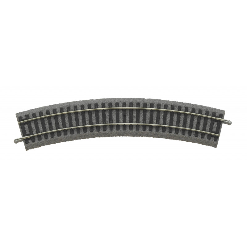 PIKO 55412 R2 arcing track - 422mm / 30° ON NASYPE (1 piece))