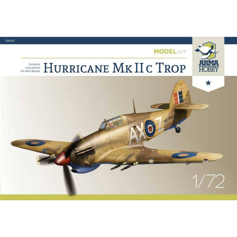 ARMA HOBBY 1/72 HURRICANE Mk IIc TROP    MODEL KIT (70039)