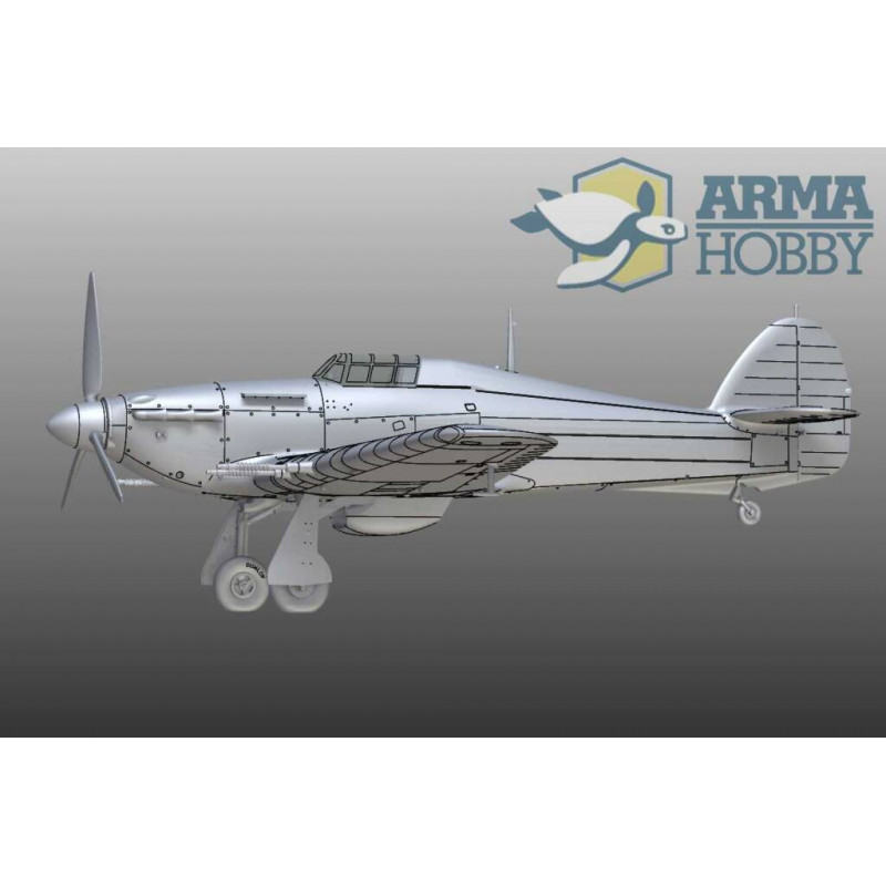 ARMA HOBBY 1/72 HURRICANE Mk IIc TROP    MODEL KIT (70039)