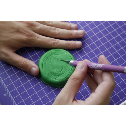 EXCEL MODELING KNIFE K18 WITH RUBBERIZED HANDLE PURPLE (EX16025)