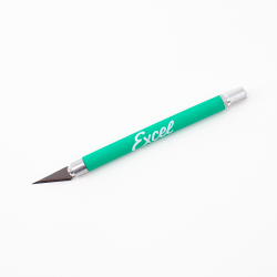 MODELÁŘSKÝ NŮŽ EXCEL K18 S POGUMOVANOU RUKOJETÍ ZELENÝ (EX16022)