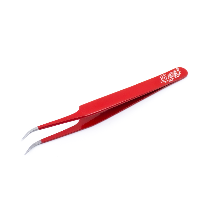 EXCEL PRECISION TWEEZERS WITH CURVED TIP (EX30426)