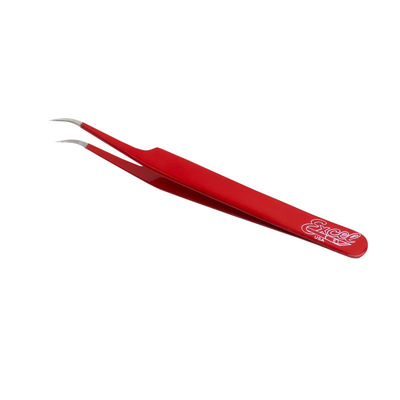 EXCEL PRECISION TWEEZERS WITH CURVED TIP (EX30426)