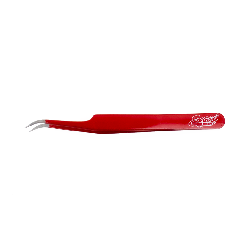 EXCEL PRECISION TWEEZERS WITH CURVED TIP (EX30426)