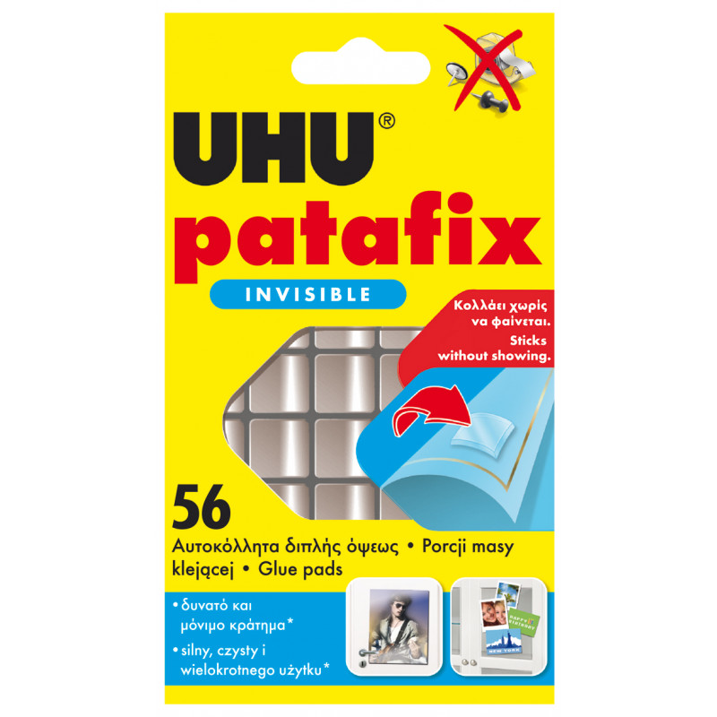 UHU PATAFIX INVISIBLE glue 56 portions (37155)