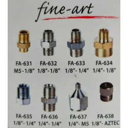 FINE-ART ZŁĄCZKA A5 - 1/8" żeńska - 1/4" męska (FA-635)