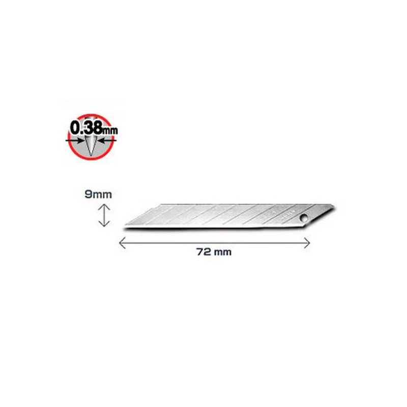 OLFA OSTRZA WYMIENNE  9 mm (DKB-5)