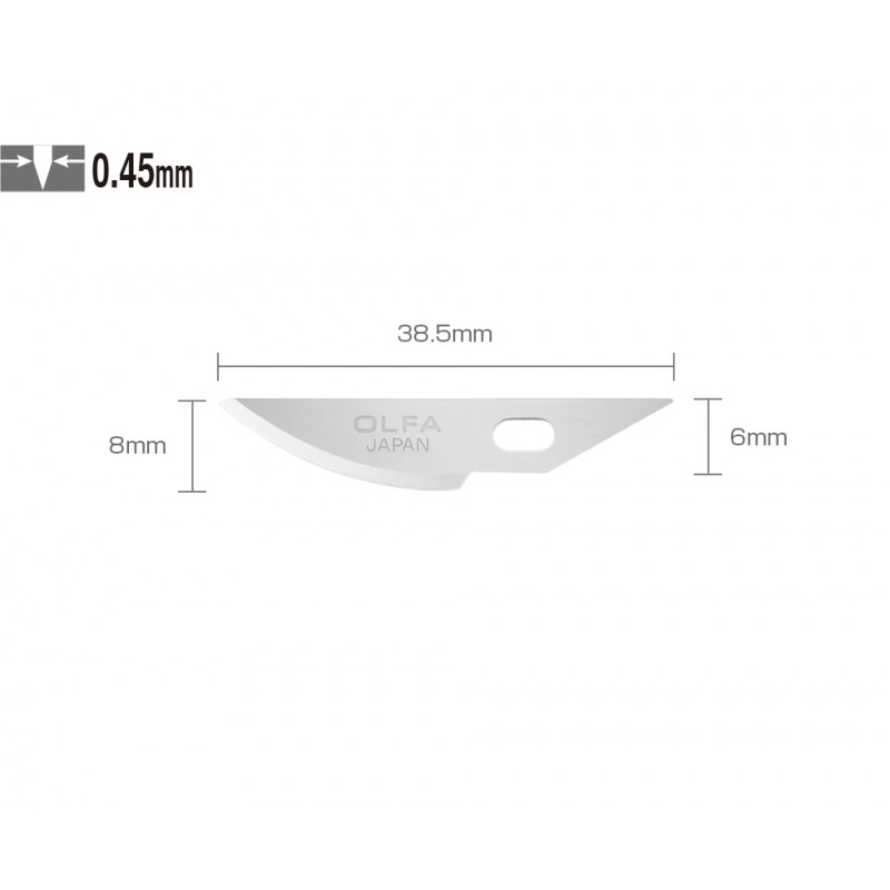OLFA SKALPELOVÉ ČEPELE AK-1/AK-4 ARC (KB4-R/5)