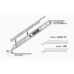 OLFA NÓŻ SEGMENTOWY  9 mm (SAC-1)