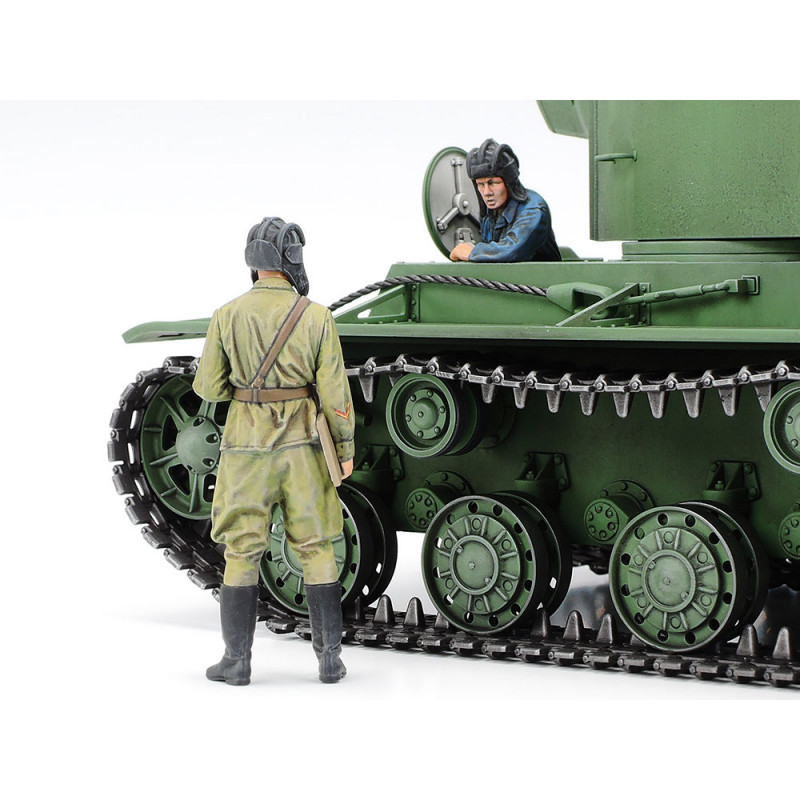 TAMIYA 1/35 RUSKÝ TĚŽKÝ TANK KV-2 (35375)