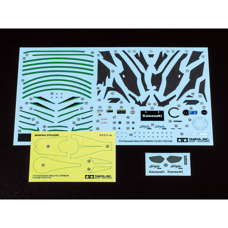 TAMIYA 1/12 KAWASAKI NINJA H2 CARBON (14136)