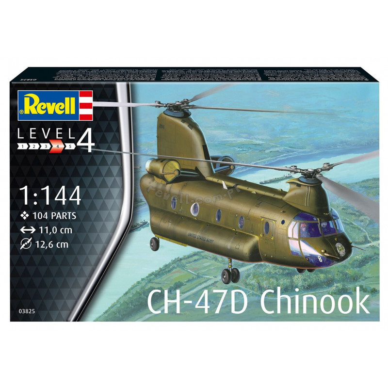 REVELL 1/144 CH-47D CHINOOK (03825)