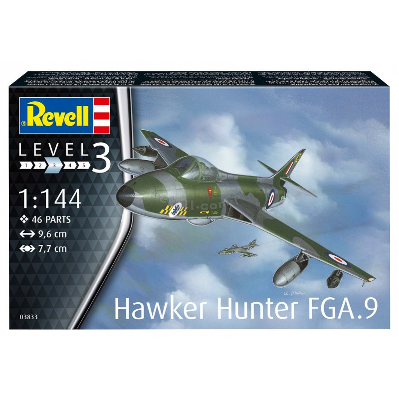 REVELL 1/144 HAWKER HUNTER FGA.9 (03833)
