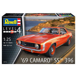 REVELL 1/25 69 CAMARO SS396...