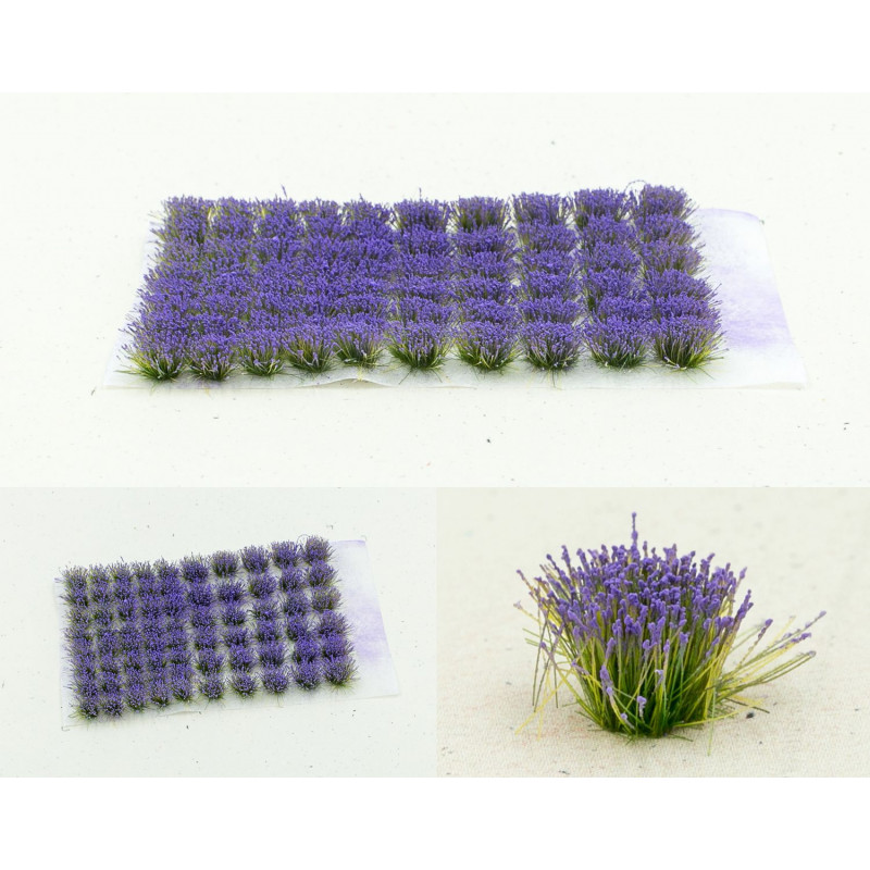 PAINT FORGE FLOWERS 6 mm PURPLE (2609) / 5 pieces