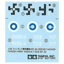 TAMIYA 1/35 FINSKÁ ARMÁDA ÚTOČNÉ DĚLO BT-42 (35318)