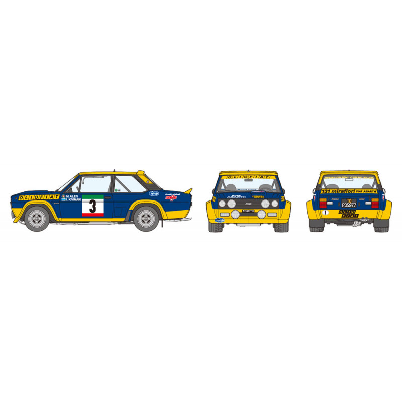 TAMIYA 1/20 FIAT 131 ABARTH RALLY OLIO   FIAT (20069)