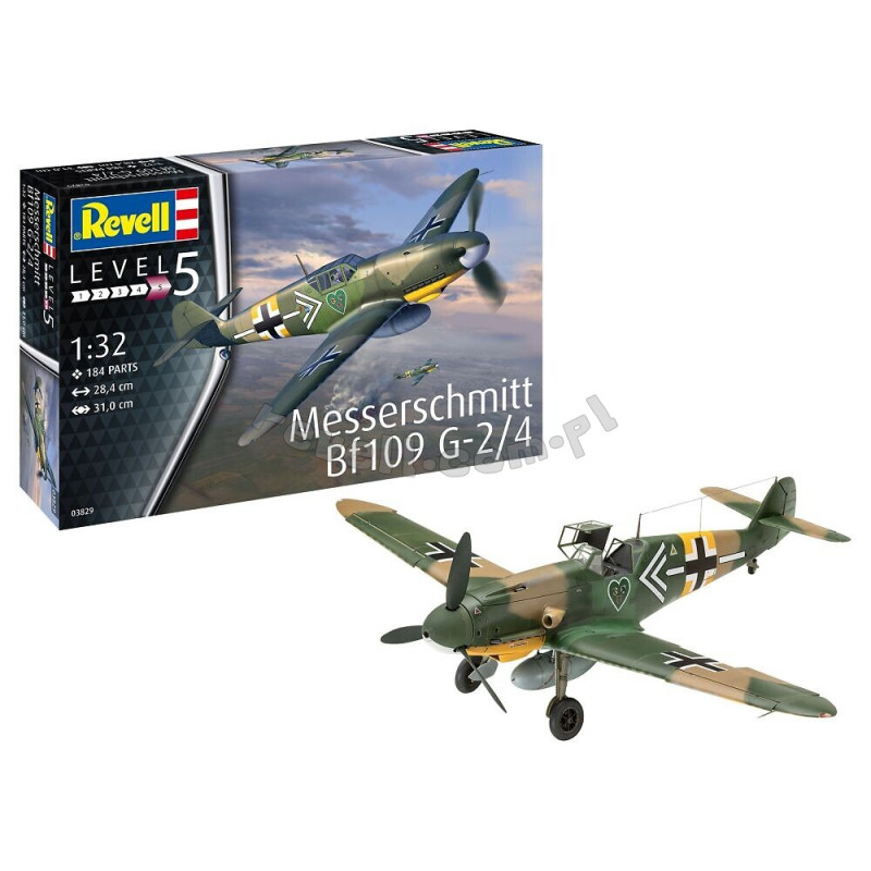 REVELL 1/32 MESSERSCHMITT Bf 109 G-2/4   (03829)