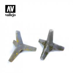 VALLEJO 1/35 TRIDENT ANTI-TANK OBSTACLE (SC220)