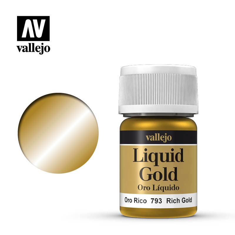 VALLEJO 70793 LIQUID GOLD 35ml RICH GOLD (214)