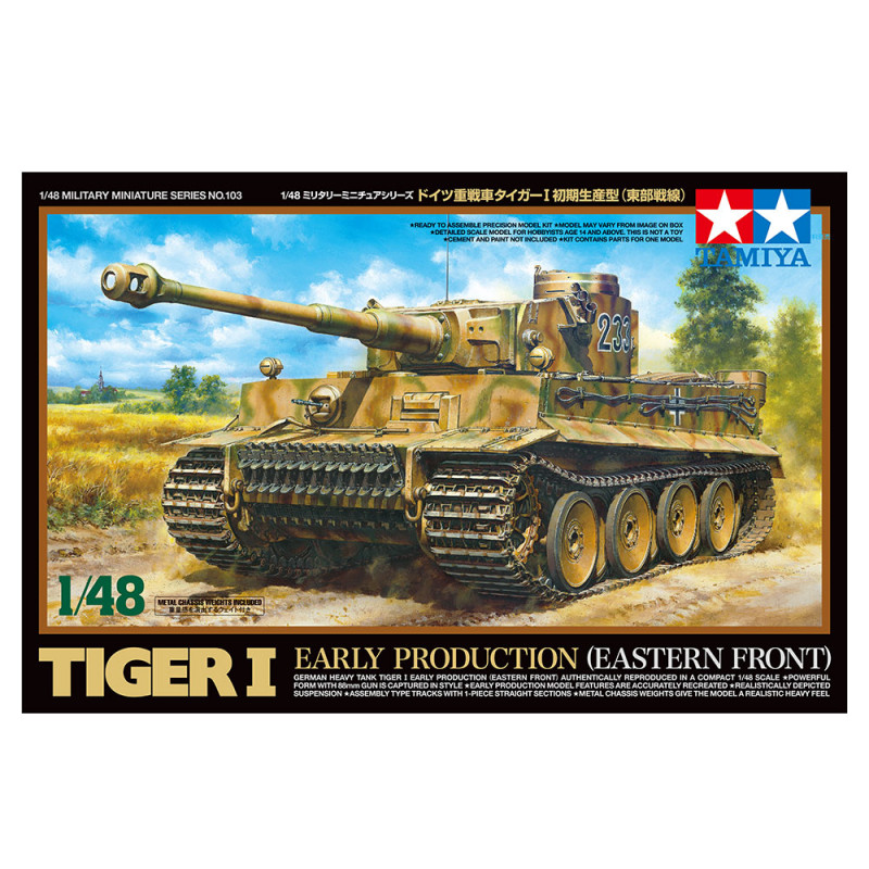 TAMIYA 1/48 TIGER I EARLY PRODUCTION EASTERN FRONT (32603)